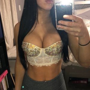 bebe Jeweled Bralette